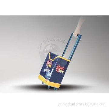 Adjustable Printing Paper foldable Cardboard Trolley For Mo
